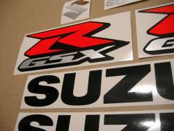 Suzuki GSXR 600 2018 L8 titanium grey replacement stickers