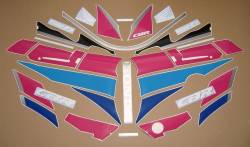 Honda CBR 600F2 black/pink complete replacement graphics 