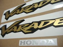 Honda Varadero XL 125cc 2000 silver complete stickers set