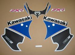 Kawasaki ZXR750 ninja '92 J2 green/blue reproduction graphics
