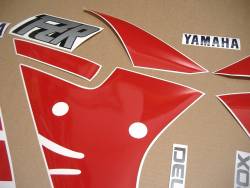 Yamaha FZR 1000 Exup 1990 3GM white reproduction decals