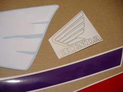 Honda CBR 600 F2 red/purple complete graphics set