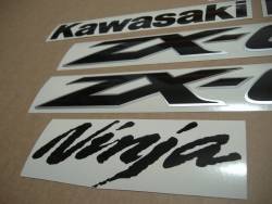 Kawasaki ZX-6RR ninja 2004-2005 reproduction decal set