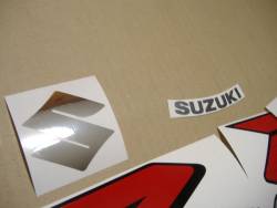Suzuki GSXR 600 2007 black decals