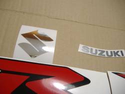 Suzuki gsx-r 600 2007 black complete sticker kit