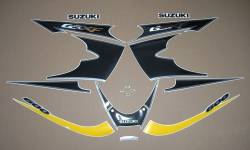  Suzuki GSXF Katana 600 2003 k3 yellow complete decals set