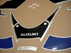 Suzuki Katana GSXF600 blue K2 full replica stickers set
