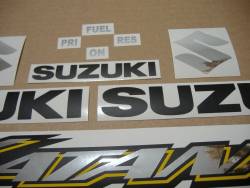 Suzuki Katana GSXF 750 2005 blue complete decals set