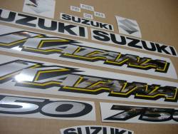 Suzuki Katana GSXF 750 2005 blue complete stickers set