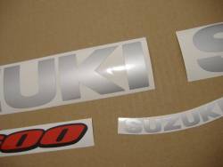 Suzuki GSX-R 600 2007 blue adhesives set