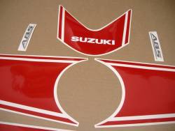 Suzuki Busa 1340 L8 2nd gen. white/red version decals