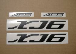 Yamaha XJ6 2011-2012 white version replacement stickers