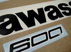 Decals for Kawasaki ZX6R 2012 green performance edition