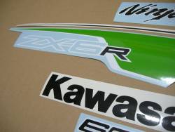 Stickers for Kawasaki ZX6R Ninja 2012 green version