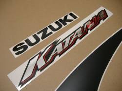 Suzuki Katana 600 K1 2001 yellow full graphics set