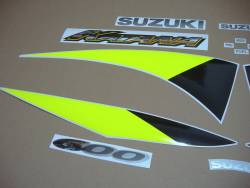 Suzuki Katana GSXF 600 2002 blue replacement decals
