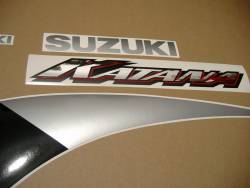Suzuki Katana 600 2000 blue replacement stickers