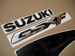 Decals for Suzuki GSX-F 600 2000-2001 yellow version