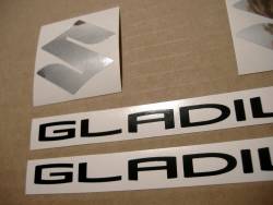 Suzuki Gladius SFV 650 L1 red replica logo emblems