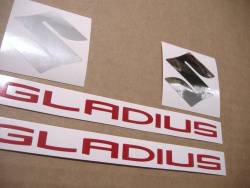 Suzuki Gladius SFV 650 titanium grey full decals set