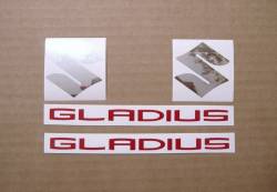 Suzuki Gladius SFV650 2012 L2 grey complete decal set