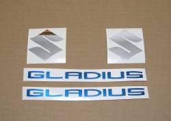 Decals for Suzuki Gladius SFV 650 white/blue livery