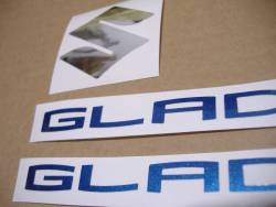Suzuki Gladius SFV 650 white/blue replacement decals