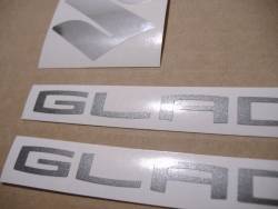 Suzuki Gladius SFV 650 2013 L3 silver replica stickers
