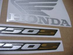 Adhesives for Honda NC750S 2016 black-red livery