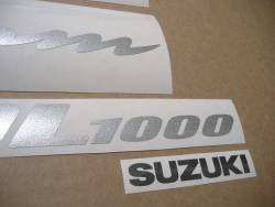 Stickers set for Suzuki DL1000 V-Strom K4 black version