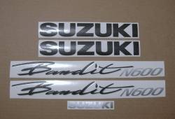 Decals for Suzuki Bandit GSF N600 1995 red naked model