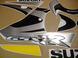 Suzuki GSX-R 750 2000 yellow adhesives set
