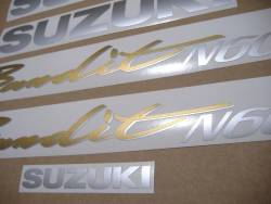 Suzuki Bandit GSF 600N 1997-1998 restoration stickers