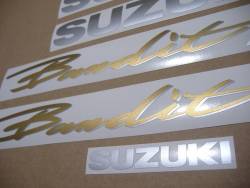 Suzuki Bandit GSF 600N 1997-1998 replica logo stickers