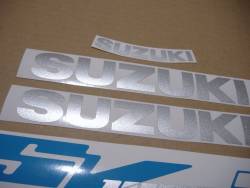 Suzuki SV 1000S 2004 orange complete logo emblems set