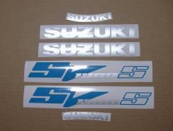 Suzuki SV 1000S K3/K4 blue complete replacement decal set