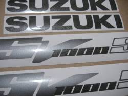 Logo emblems for Suzuki SV 1000S 2004 K4 blue version