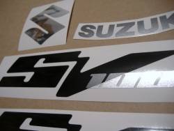 Suzuki SV1000S 2006 grey version replacement decal set