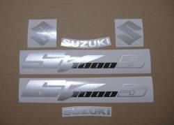 Suzuki SV 1000 S blue 07 aftermarket logo decals kit