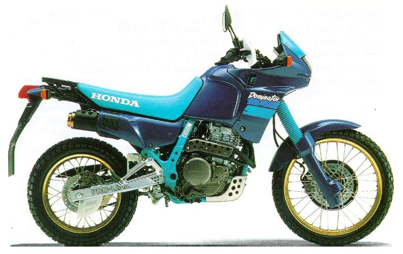 Honda Dominator NX 650 1991 blue/green replacement stickers