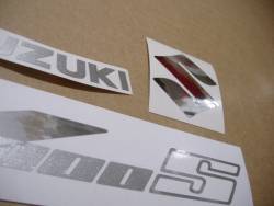Logo emblems for Suzuki SV 1000S 2005 k5 black version