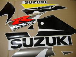 Suzuki GSX-R 750 2002 yellow decals kit 