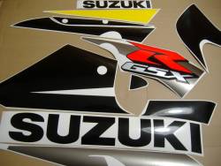 Suzuki 750 2002 yellow stickers kit