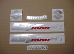 Decals for Suzuki SV 1000 S 2007 K7 black model
