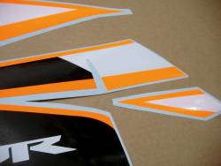 Graphics for Honda CBR 125R 2011 orange/silver model