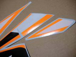 Decals for Honda CBR 125R 2011 orange/silver version
