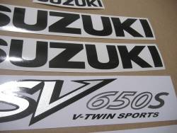 Suzuki SV 650S K2 half-fairing replacement adhesives