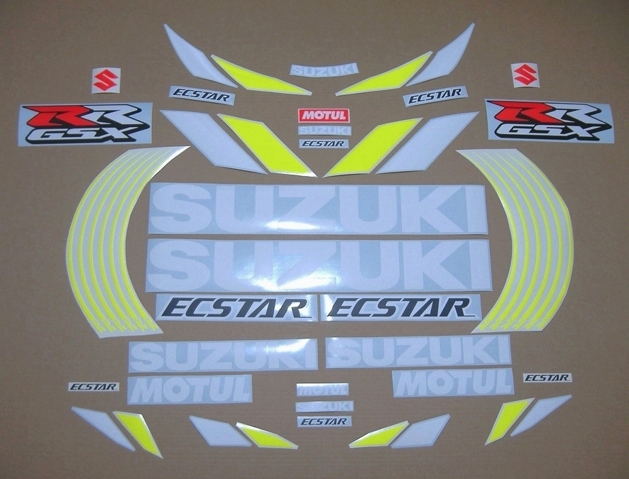 MotoGP Ecstar team decals for Suzuki GSX-R 750 srad