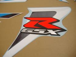 Suzuki GSXR 750 2006 white labels graphics
