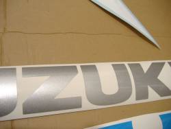 Suzuki 750 2006 white complete sticker kit